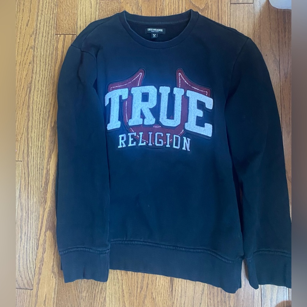 True religion scoop neck